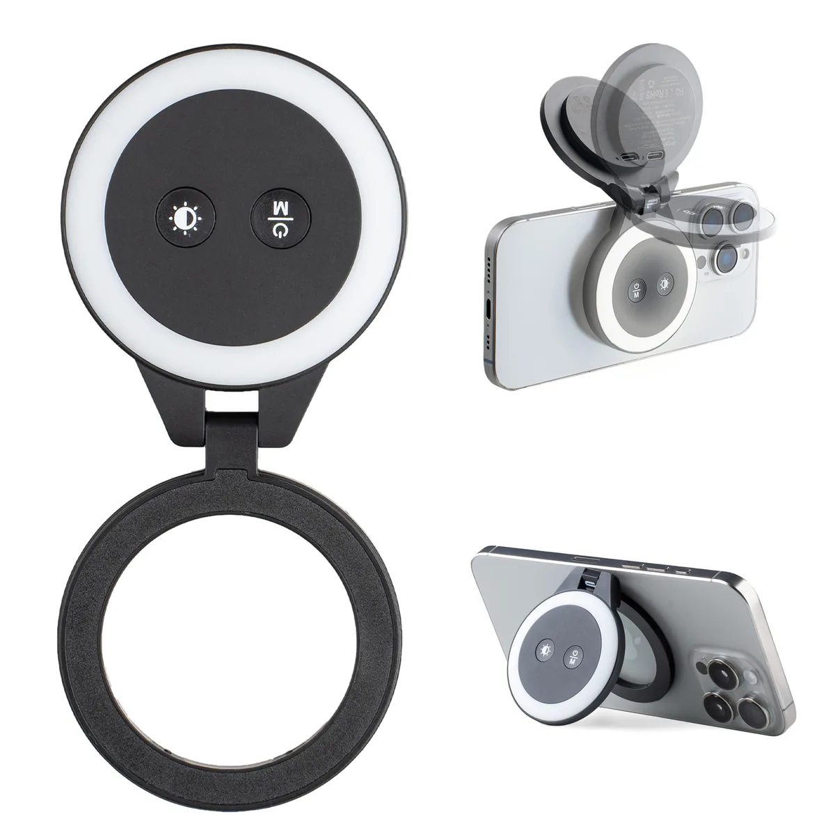PGYTECH P-PG-011 MagGlow Magnetic Fill Light Classic Black — product photo
