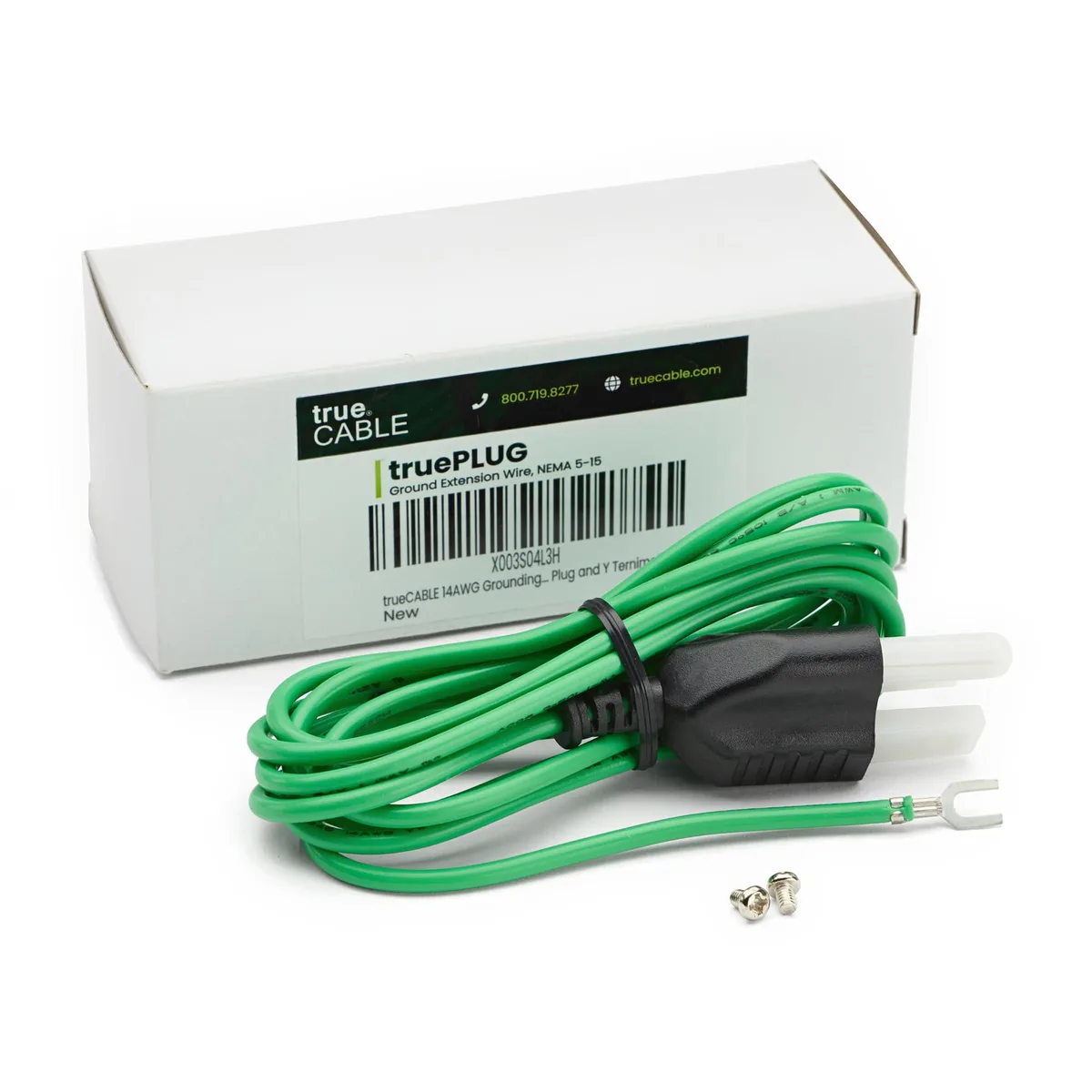  Tripp Lite truePLUG Grounding Adapter 14 AWG 6 ft — product photo