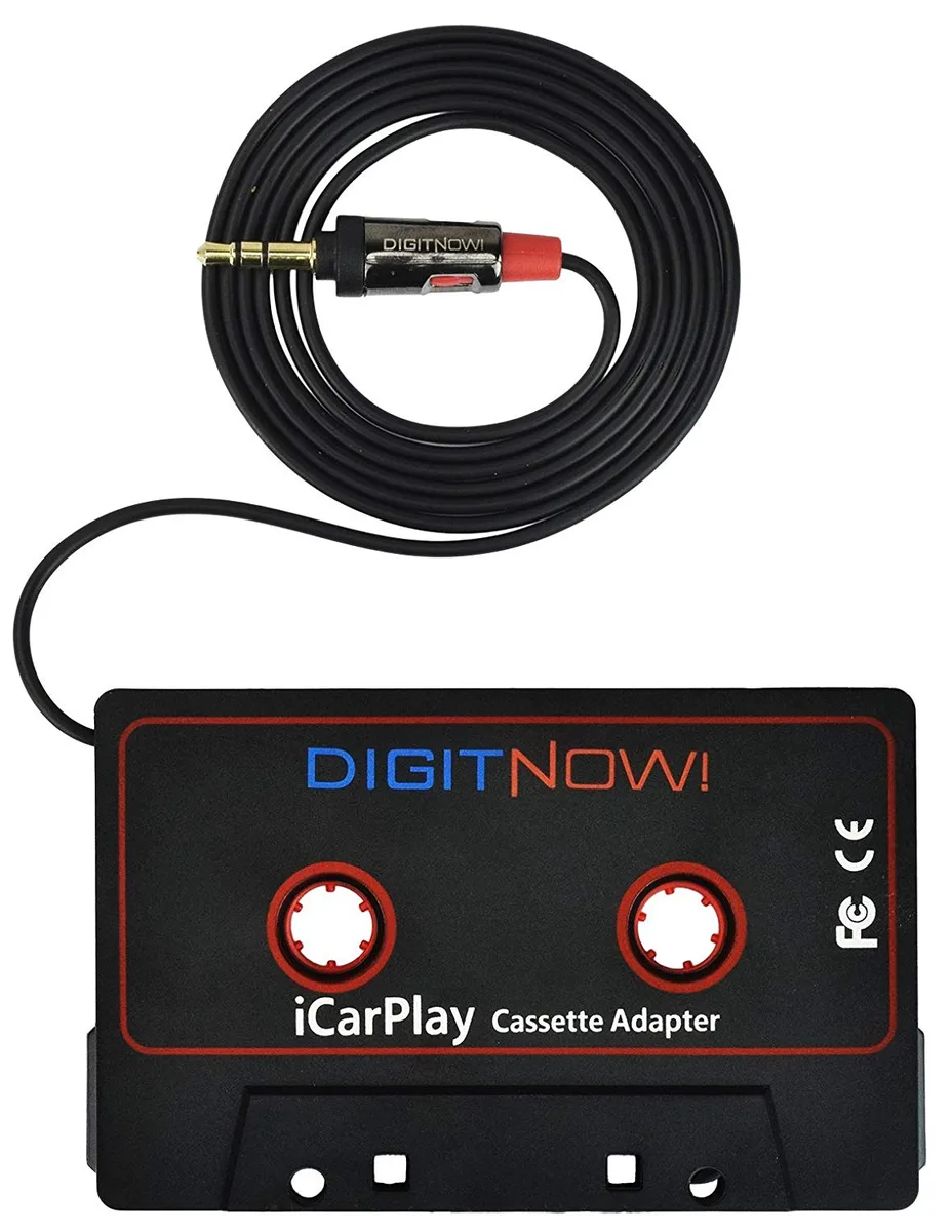 DigitNow! DigitNow! M100 3.5mm Car Cassette Adapter 3.7 ft Cable Black — product photo