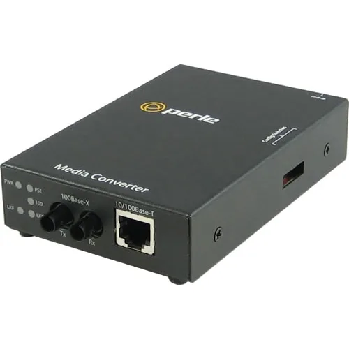 Perle Perle 05084024 S-110P-M2ST2 PoE Media Converter SFP Transceiver — product photo