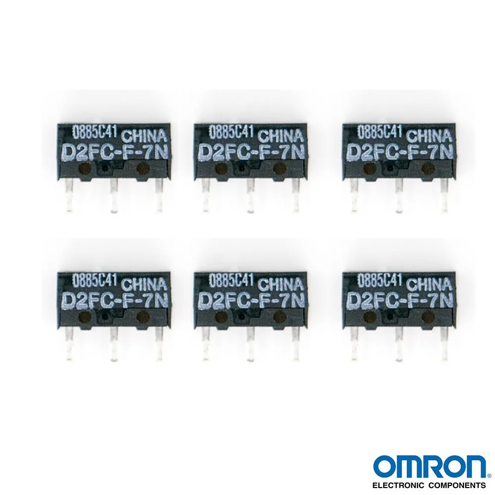 Omron Electronic Components Omron D2FC-F-7N Micro Switch 6-Pack 0.74N ±0.10N — product photo