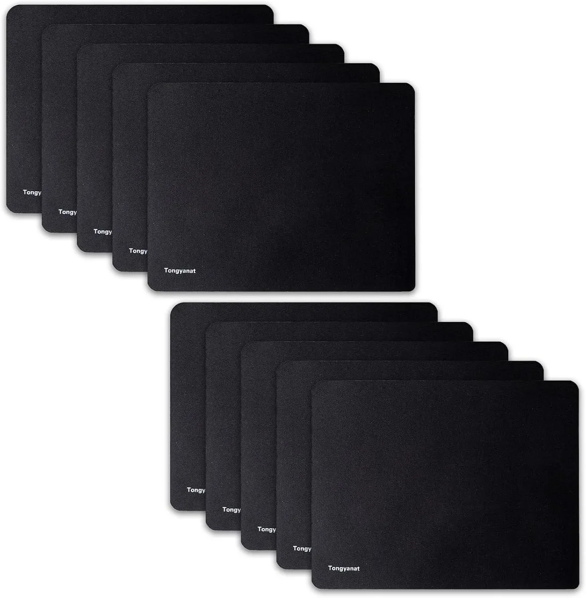BAOFENG BAOFENG Mouse Pad 10 Pack Black 9*7in — product photo