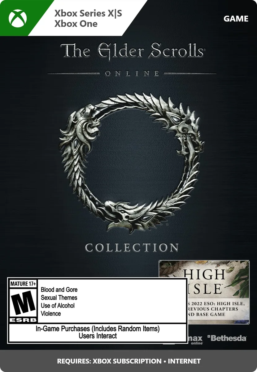 Bethesda Softworks Bethesda Softworks G7Q-00158 The Elder Scrolls Online Collection High Isle downloadable game — product photo