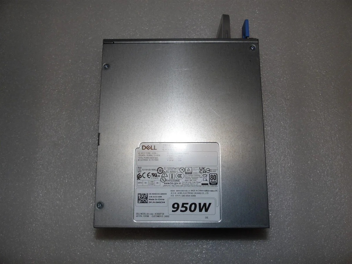 DELL DELL Precision 5820 7820 950W Power Supply WGCH4 — product photo