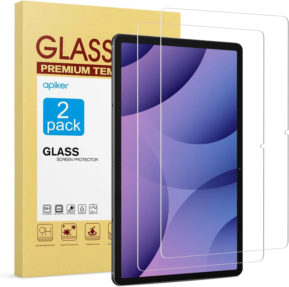 Leelbox Leelbox Screen Protector 2-Pack 12.4 inch 9H Tempered Glass — product photo