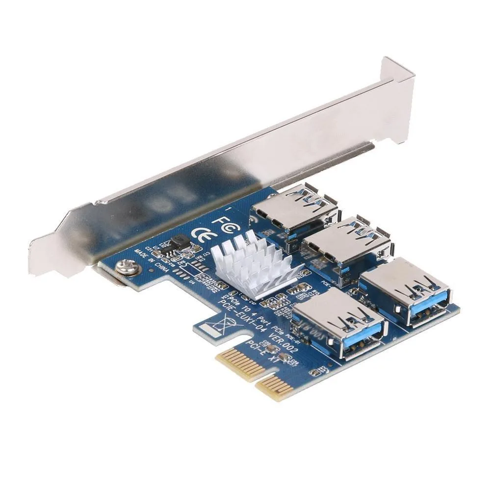 Vszerda Vszerda N23985 PCIe 1x to 4-slot riser card — product photo
