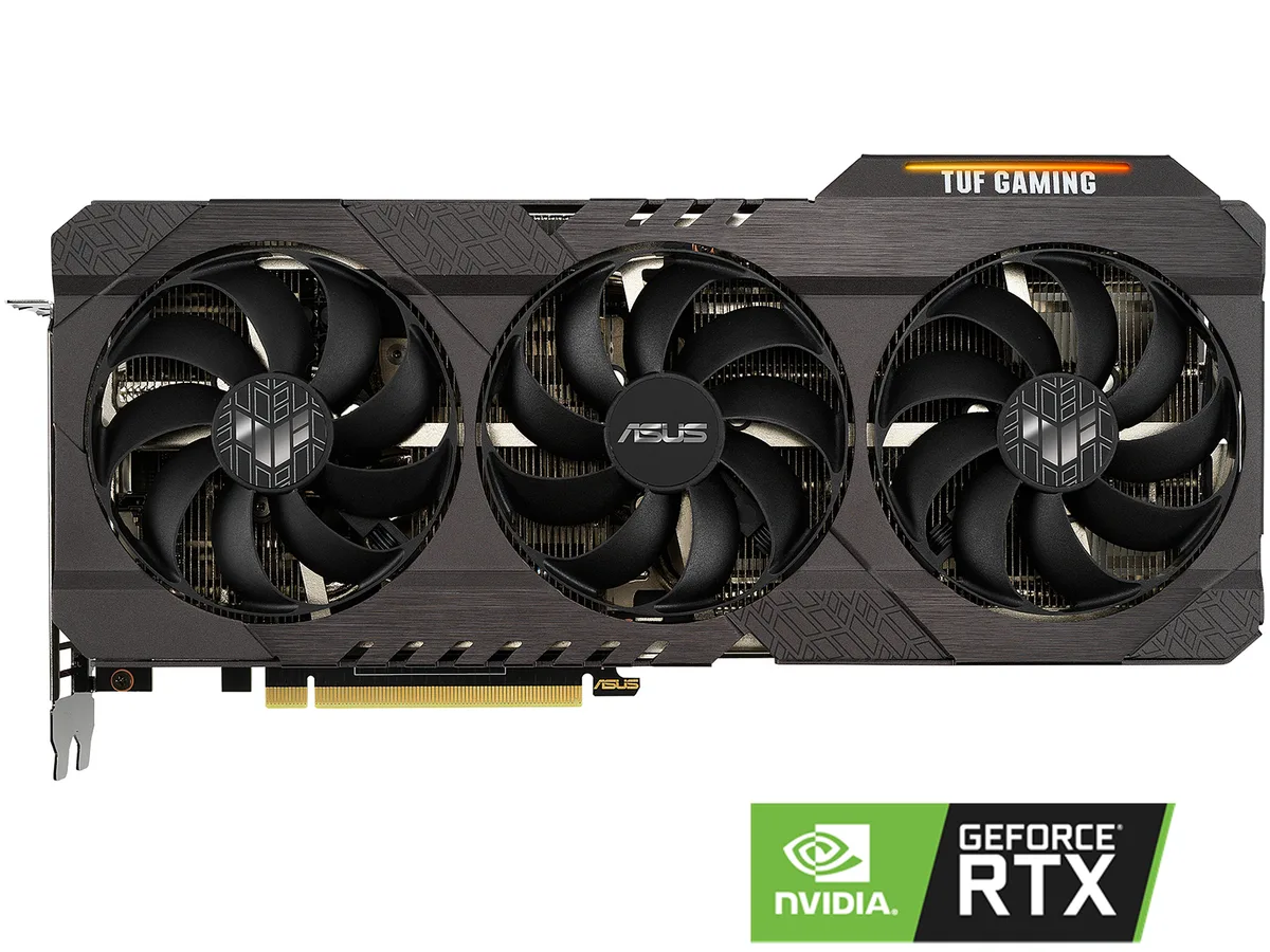 ASUS ASUS TUF-RTX3070-O8G-GAMI GeForce RTX 3070 graphics card — product photo