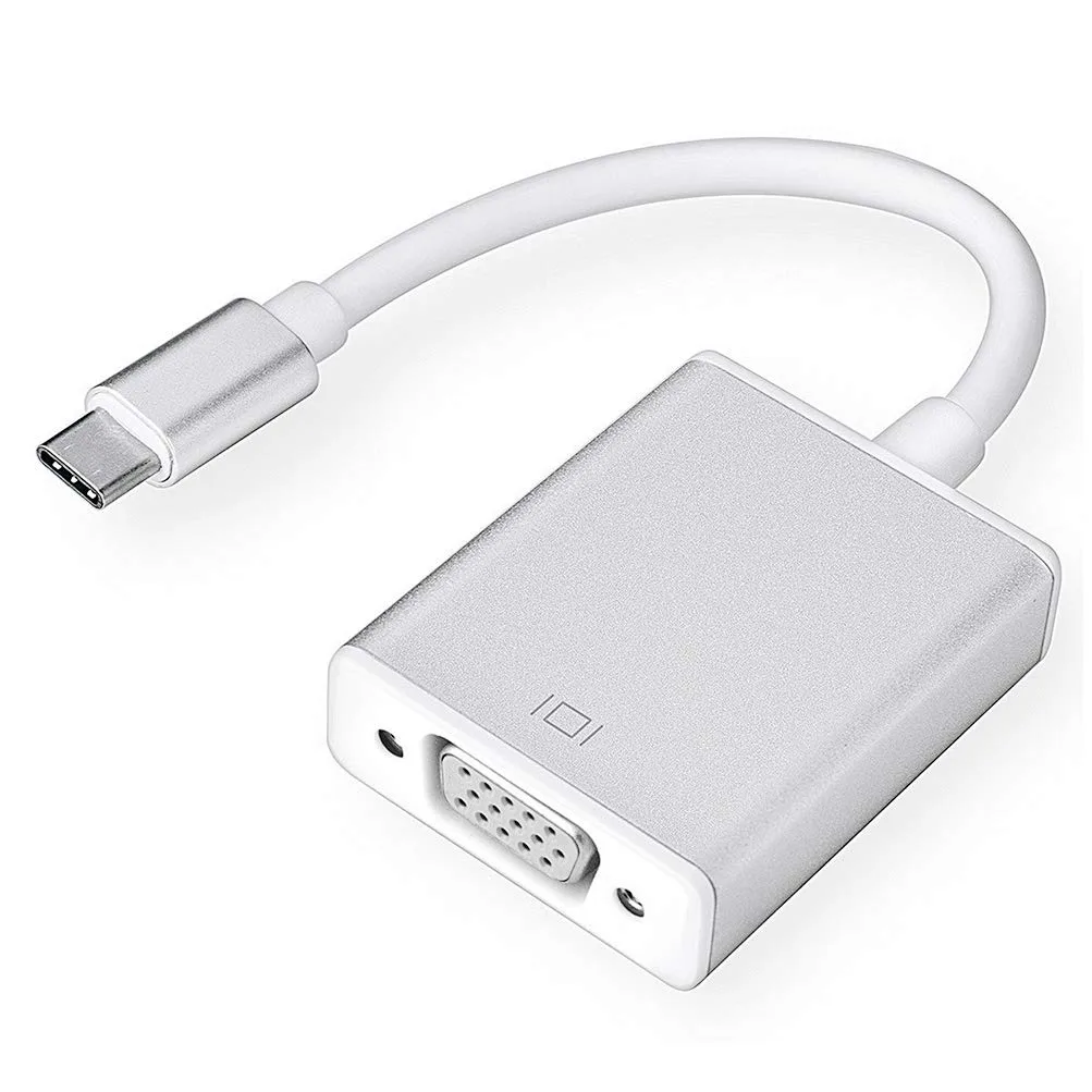 HANNORD HANNORD USB-C to VGA Adapter Thunderbolt 3 Silver — product photo