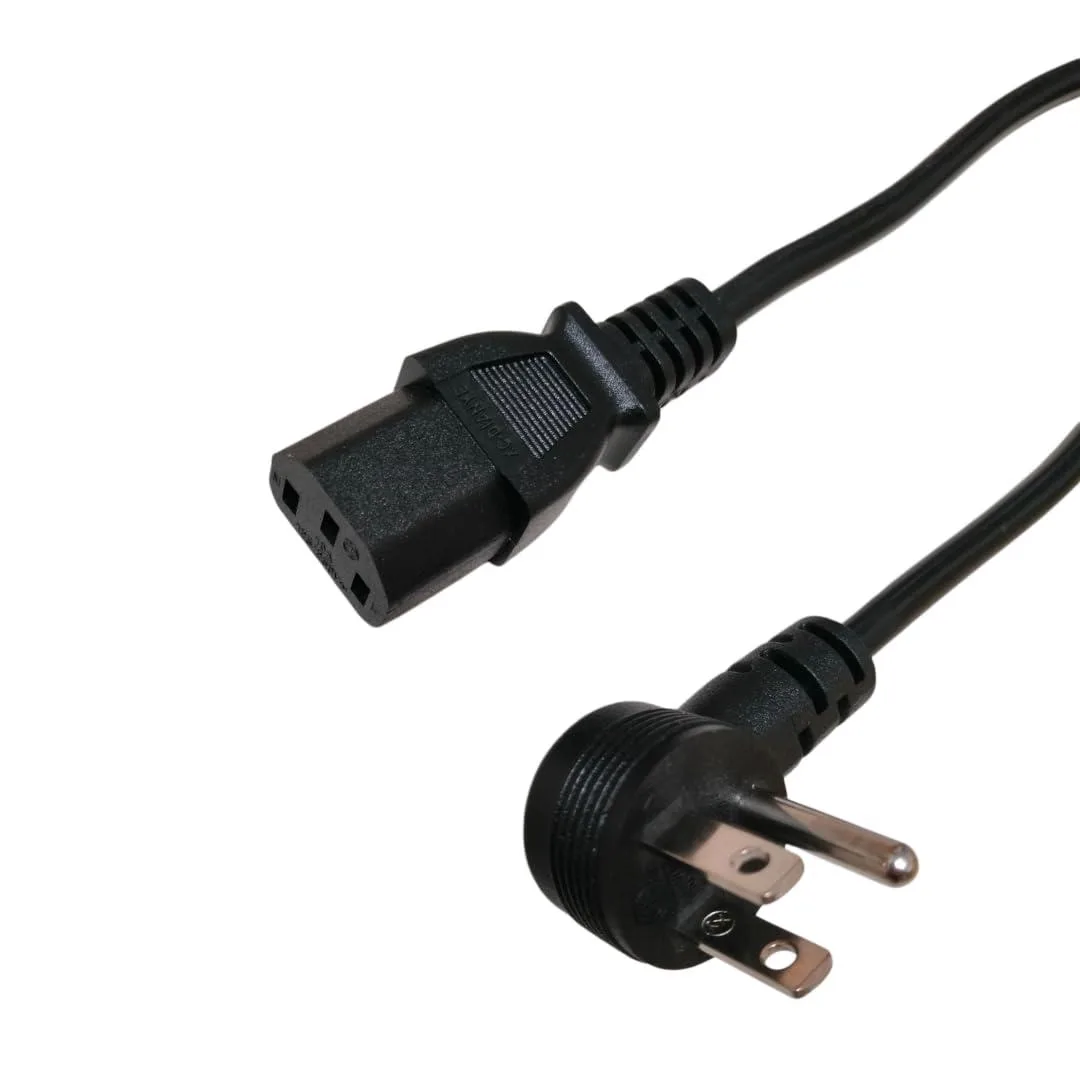  wfppele 14AWG 3 Prong 90 Degree Power Extension Cord 6ft — product photo