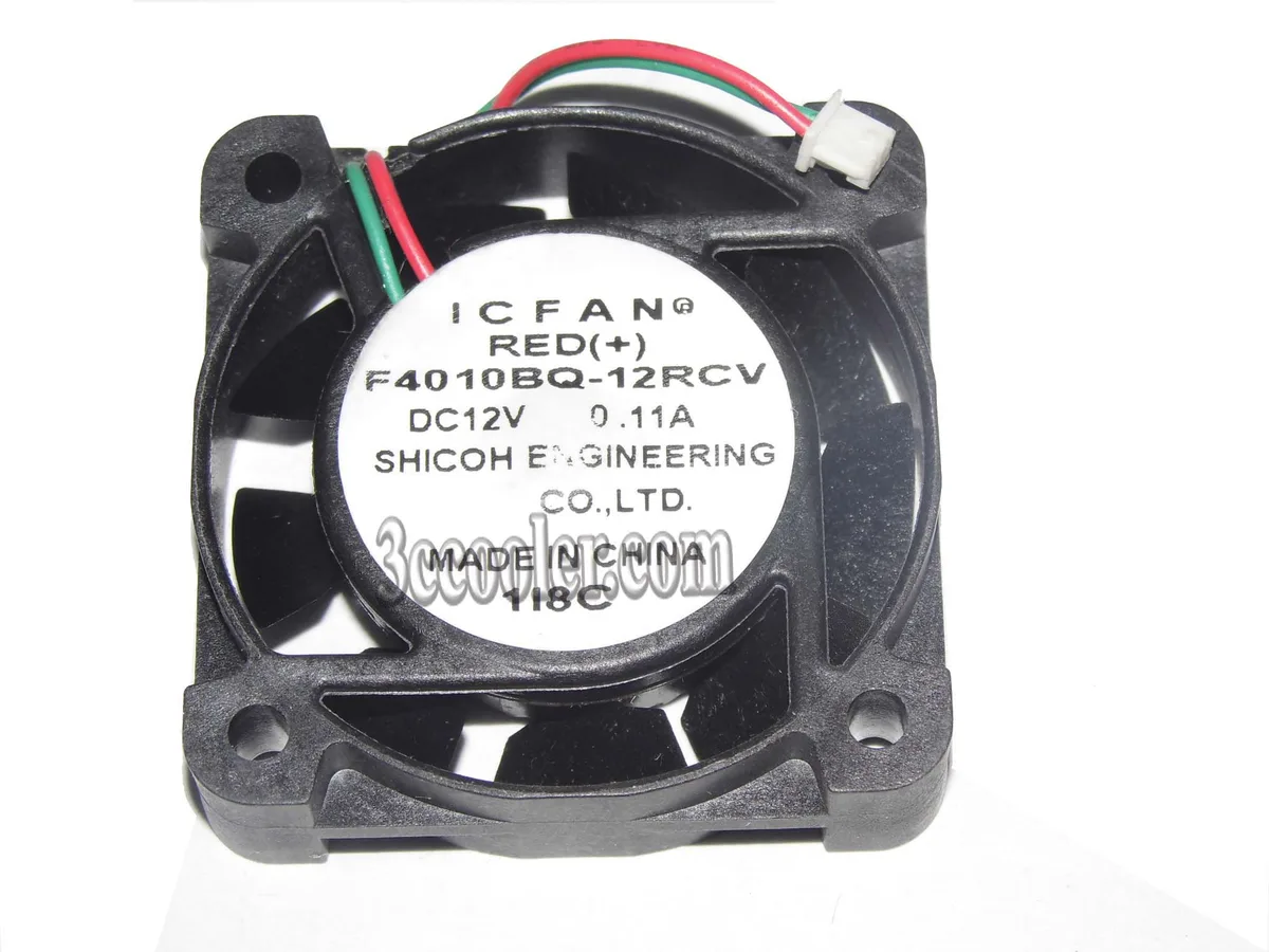 OEM Industries OEM Industries F4010BQ-12RCV 40×10 mm 12 V 0.11 A 2-pin CPU cooler — product photo