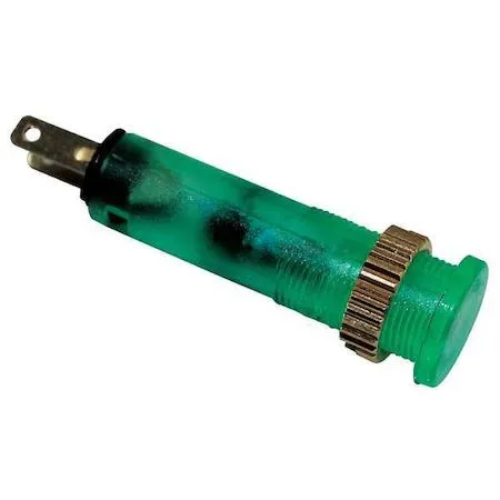 Dayton Dayton 22NY74 Flush Panel Light Green 24 V AC/DC 8mm — product photo