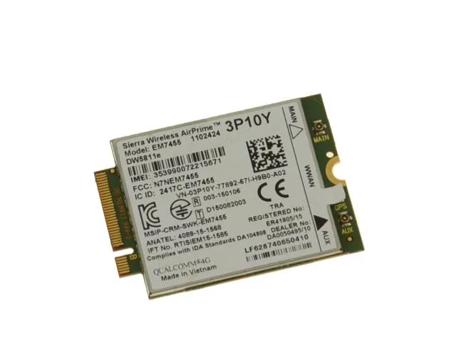 DELL DELL EM7455 4G LTE WWAN M.2 Wireless Adapter — product photo