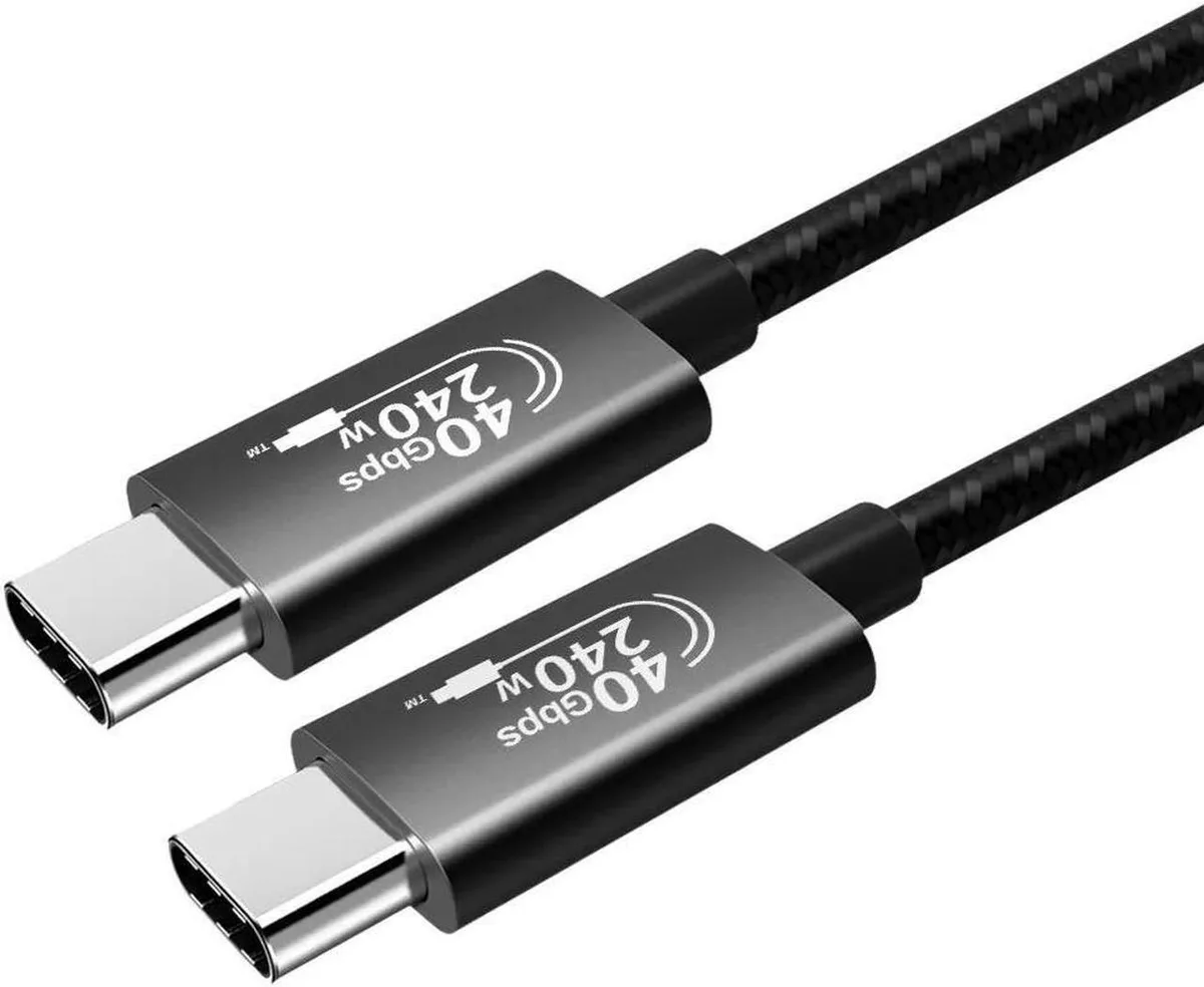SMUGDESK SMUGDESK USB 4 Cable Thunderbolt 4 Braided 3.3ft 240W 40Gbps 8K@60Hz — product photo