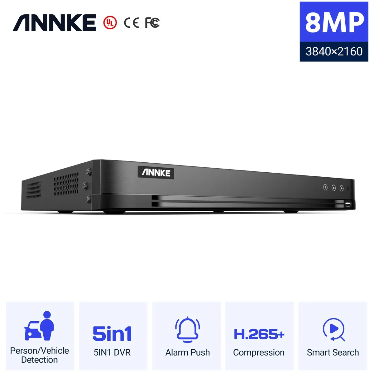 Annke Annke 16 Channel H.265+ 8MP 4K 5-in-1 Hybrid DVR video recorder — product photo