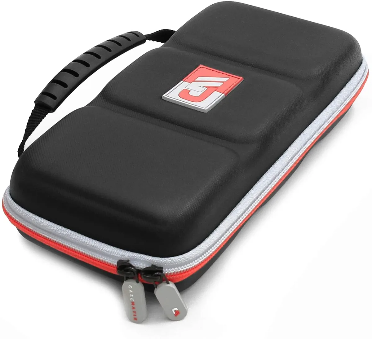 CASEMATIX CASEMATIX NS-10 Hard Shell Carrying Case Nintendo Switch Accessory Red Grey — product photo