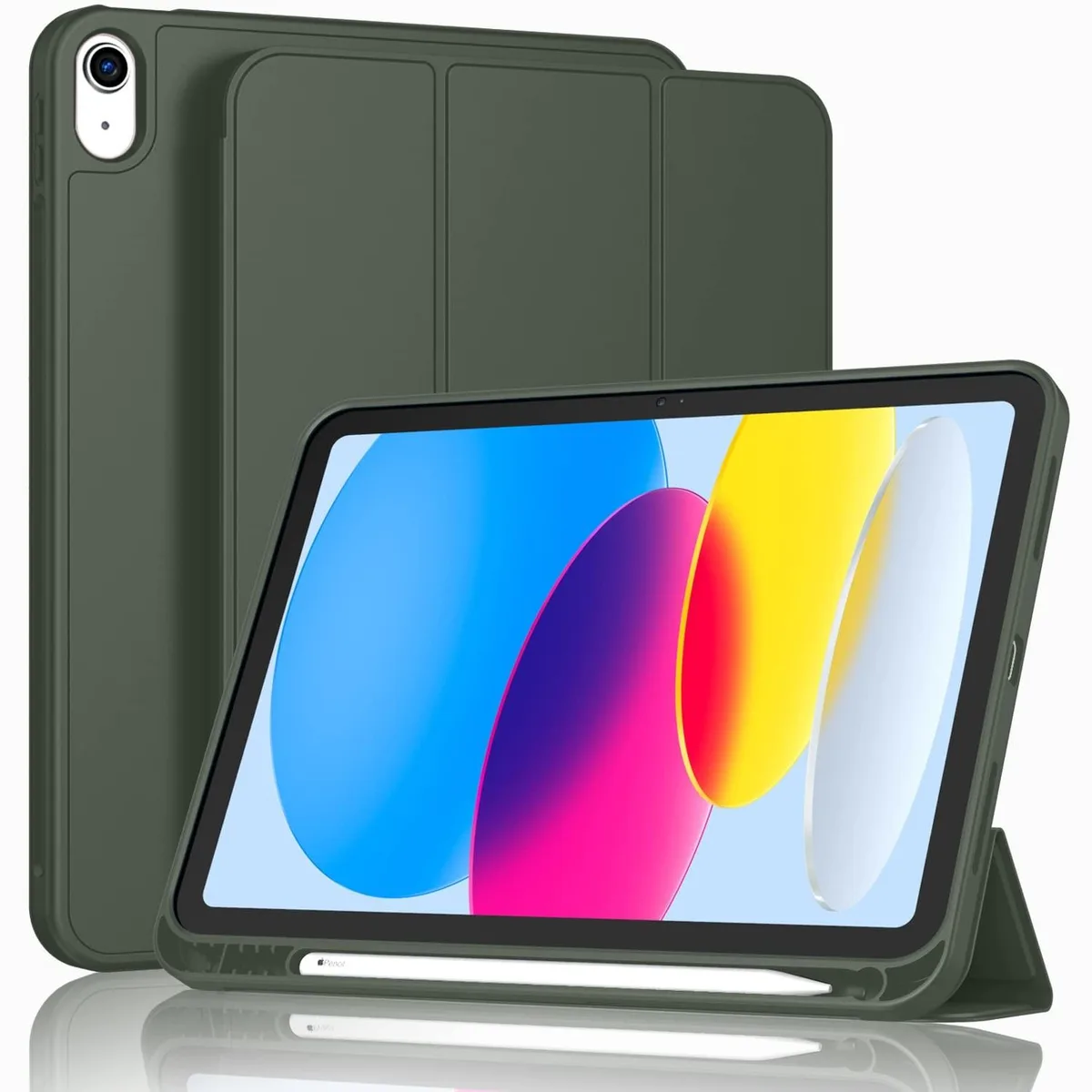 Barrow Mods Barrow Mods Dark Green Case for iPad 11 2025 &amp; 10 2022 2 in 1 Accessory — product photo