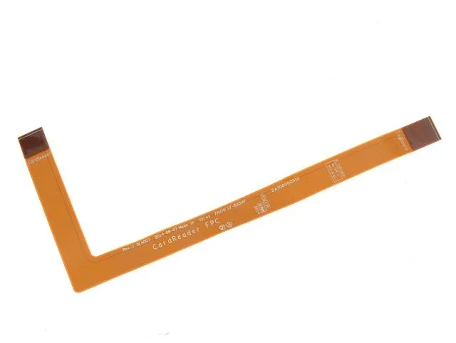 Flat orange ribbon cable with connectors at both ends, labelled ZAU70 LF-B334P