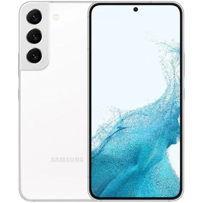 SAMSUNG SAMSUNG Galaxy S22 (5G) 256GB Phantom White cell phones - unlocked — product photo