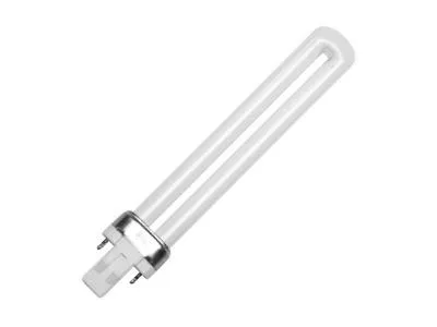 Single 2-pin fluorescent tube, 7.08 inch length, 0.50 inch diameter, GX23 base, cool white 6500K