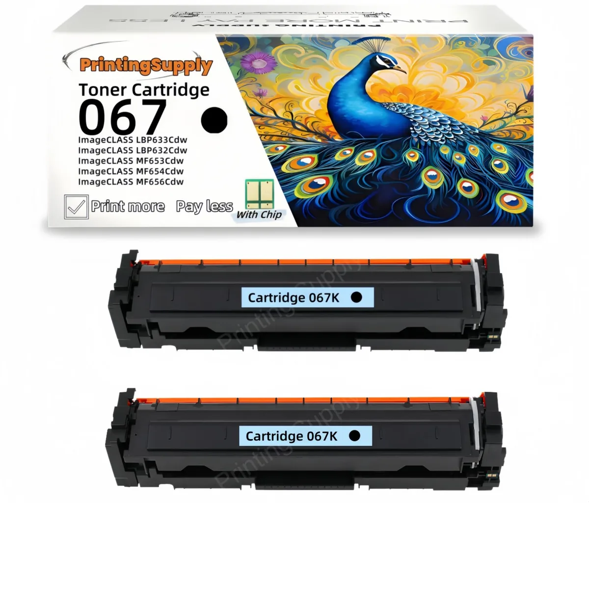 Aster Graphics Inc Aster Graphics Inc 067 Black Toner Cartridge 2 Pack (with Chip) — product photo