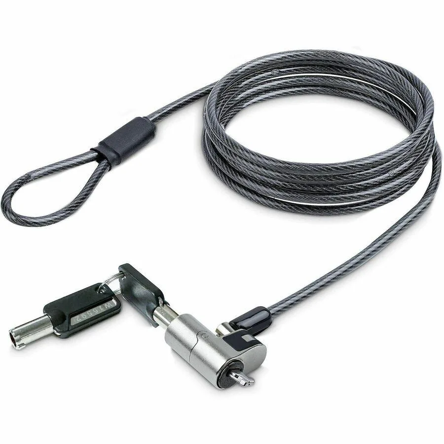 STARTECH STARTECH 6.5 ft Nano-Slot Cable Lock NANOKLAPTOPLOCK — product photo