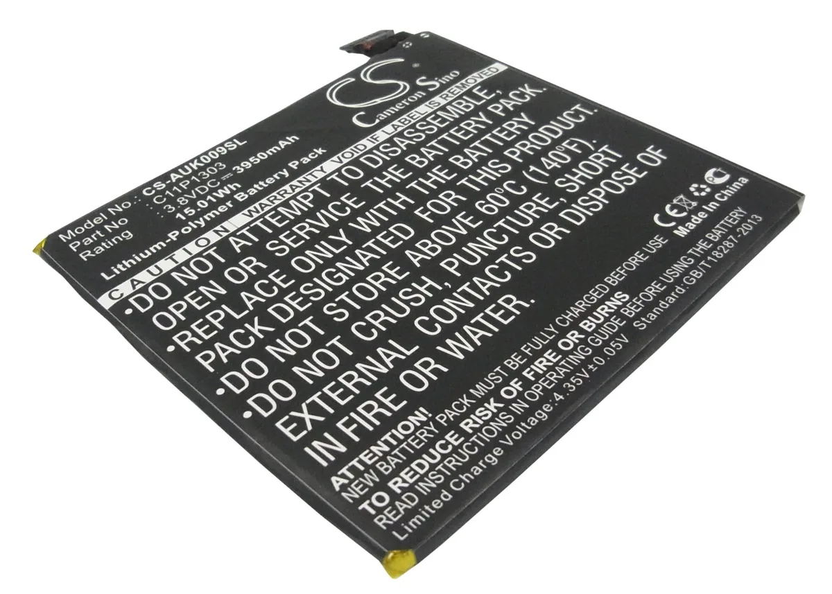 Cameron &amp; Co Cameron &amp; Co DS-CS-AUK009SL Li-Polymer Battery 3.95 Ah Black — product photo