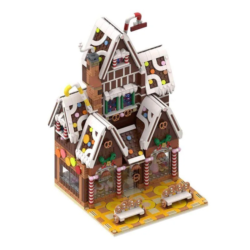 ZITIANYOUBUILD ZITIANYOUBUILD Winter Village Pastry Shop MOC-199764 1904 Parts — product photo