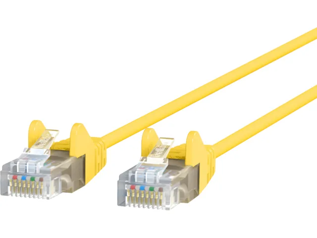 Belkin Belkin CE001B06-YLW-S Cat 6 network ethernet cable 6 ft Yellow 28 AWG — product photo