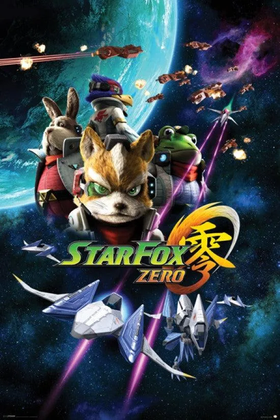 Posterazzi Star Fox Zero poster print 22 x 34 inches premium heavy stock paper rolled in tube