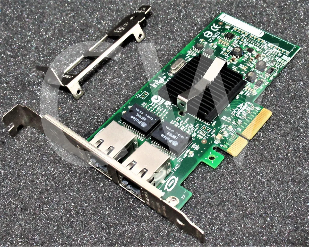 DELL DELL PRO/1000 PT X3959 Dual Port Gigabit Ethernet PCI-Express x4 Network Card — product photo