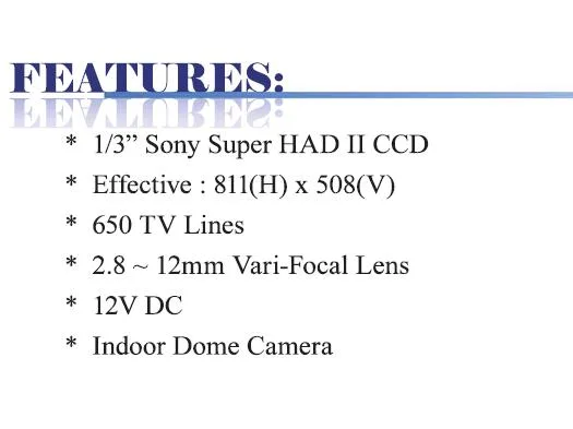 Bluecctv Bluecctv BL-DO9881VF-IR-B-28 analog camera 650 TVL 2.8-12mm 35IR 90ft indoor 12V DC black — product photo