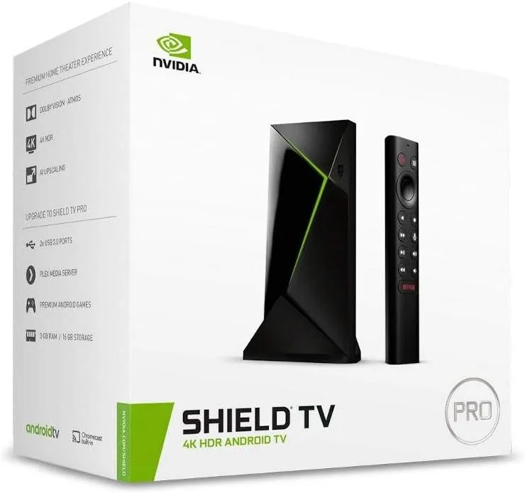 NVIDIA NVIDIA SHIELD Android TV Pro media player 3GB 16GB 945-12897-2500-101 — product photo