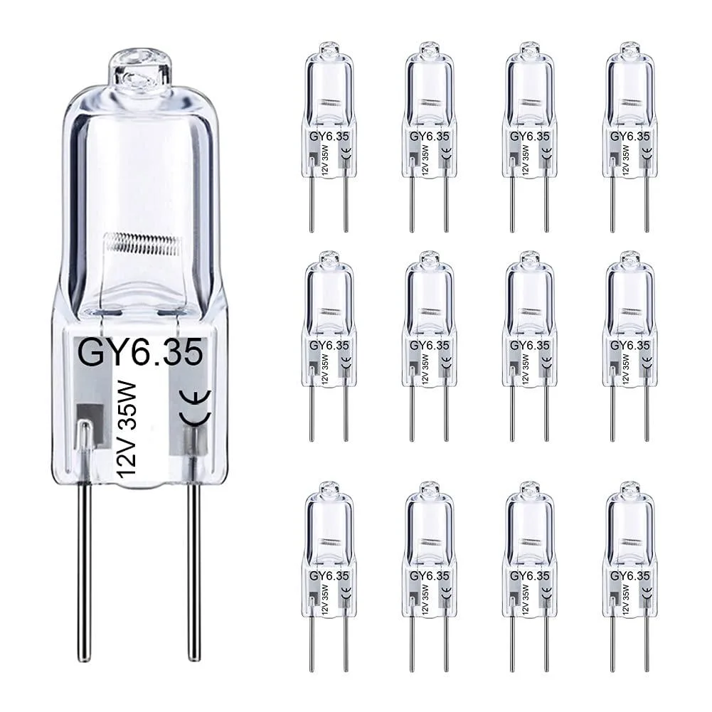 KEHIPI KEHIPI GY6.35 12 V 35 W halogen standard bulb 12 pack — product photo