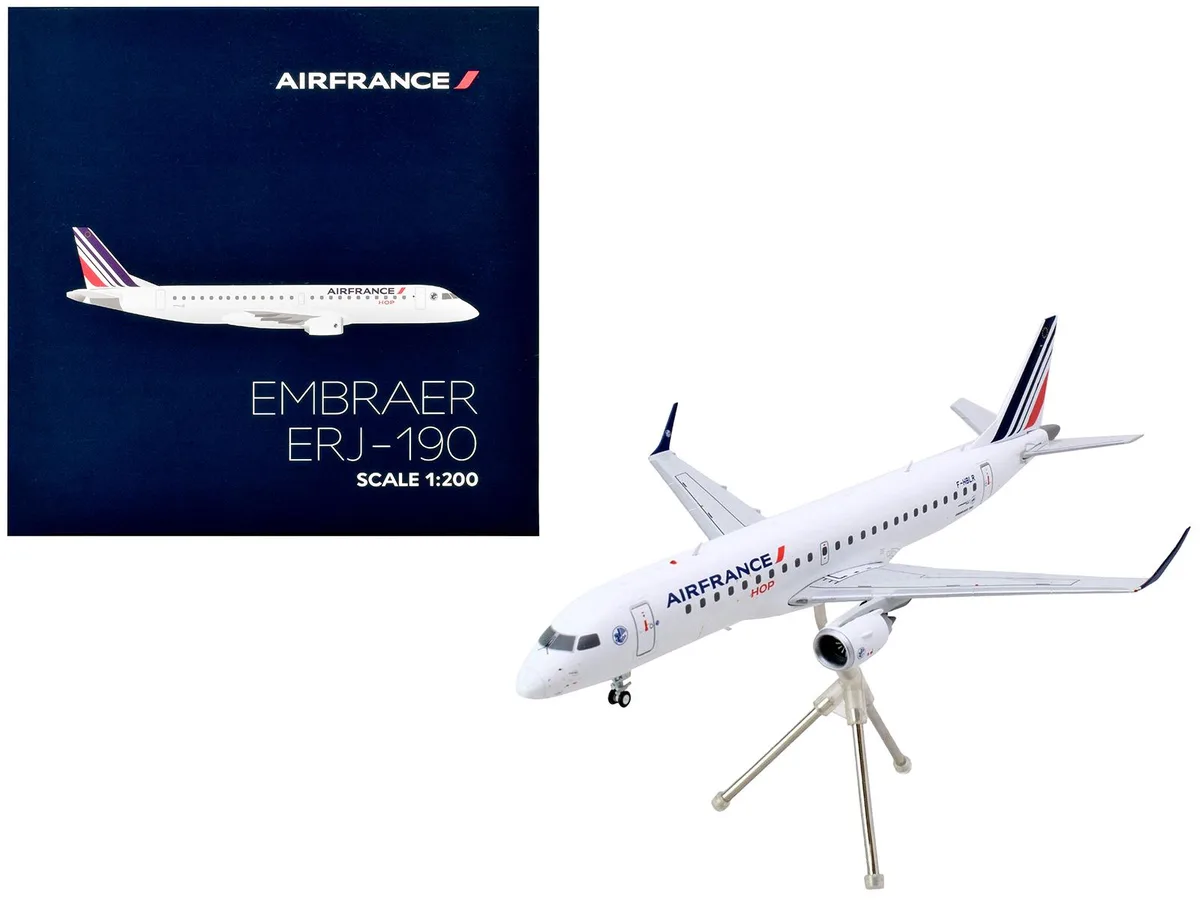 GeminiJets GeminiJets Embraer ERJ-190 Air France Hop 1/200 Diecast Model Airplane — product photo