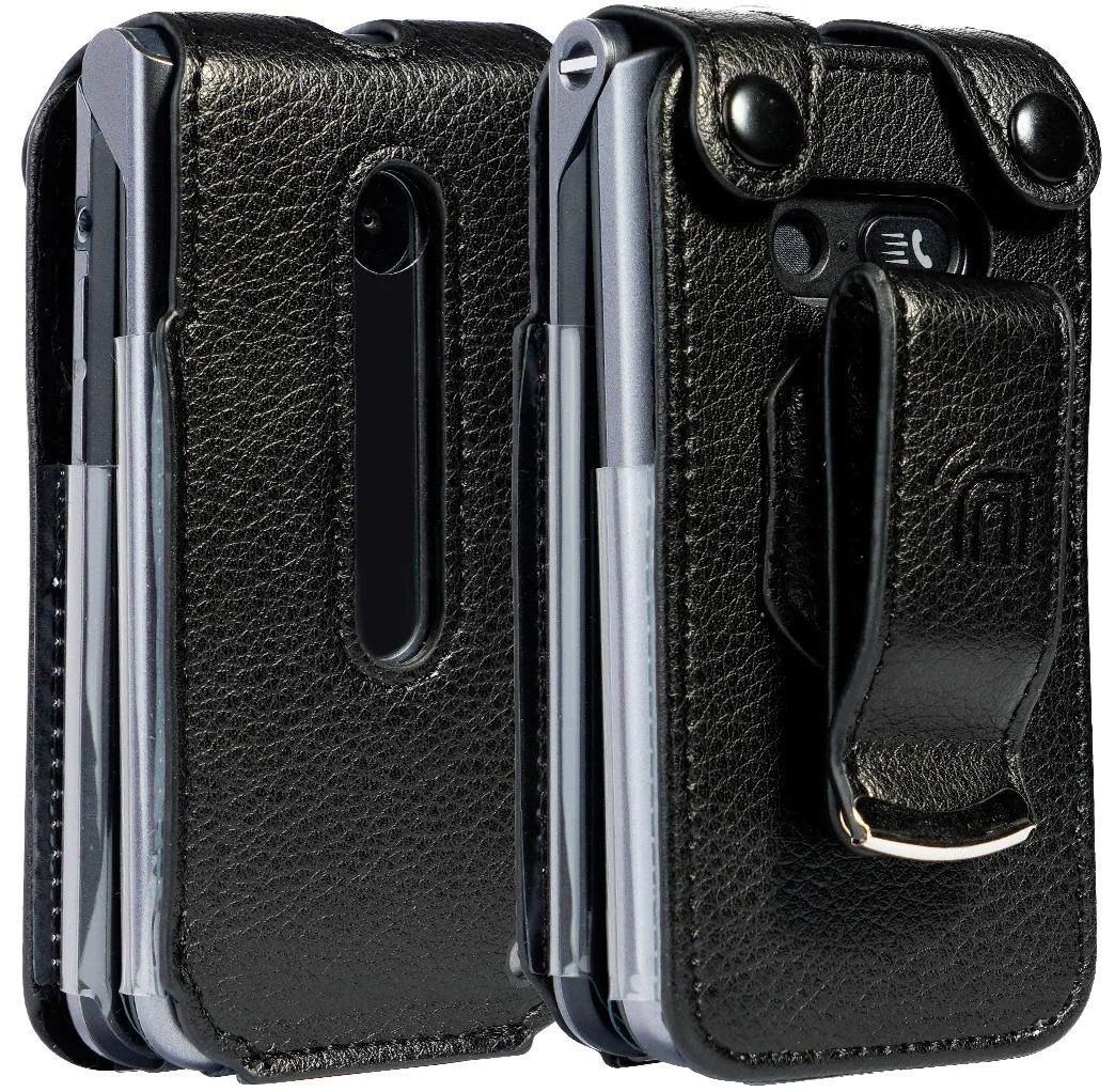 Nakedcellphone Nakedcellphone Fitted Case with Metal Belt Clip for LG Classic Flip L125DL — product photo