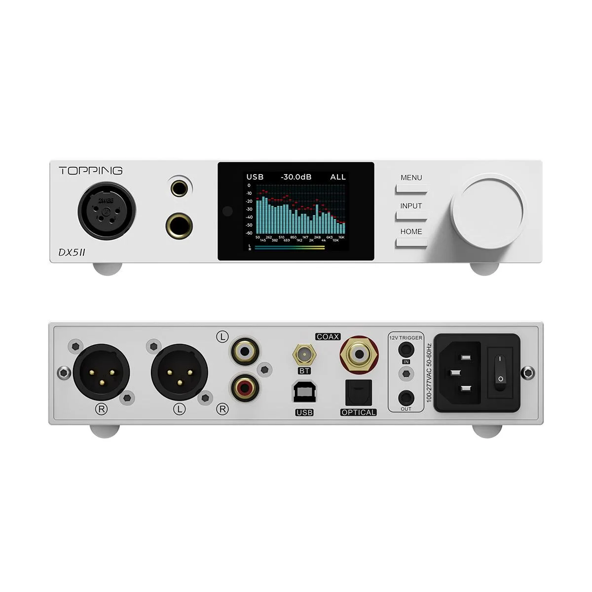 Topping Inc. Topping Inc. DX5 II DAC Headphone Amp White — product photo