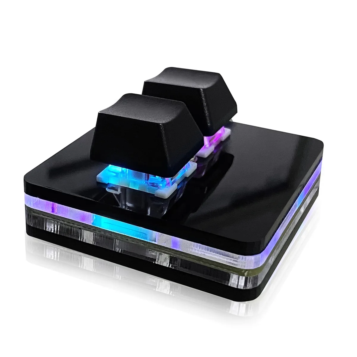  BTXETUEL SayoDevice O2L RGB 2-Key Cherry Red Gaming Keyboard — product photo