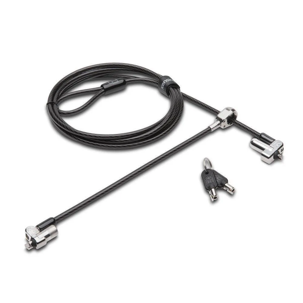 Kensington Kensington K67995WW N17 Keyed Dual Head Lock for Dell Laptops 6 ft — product photo