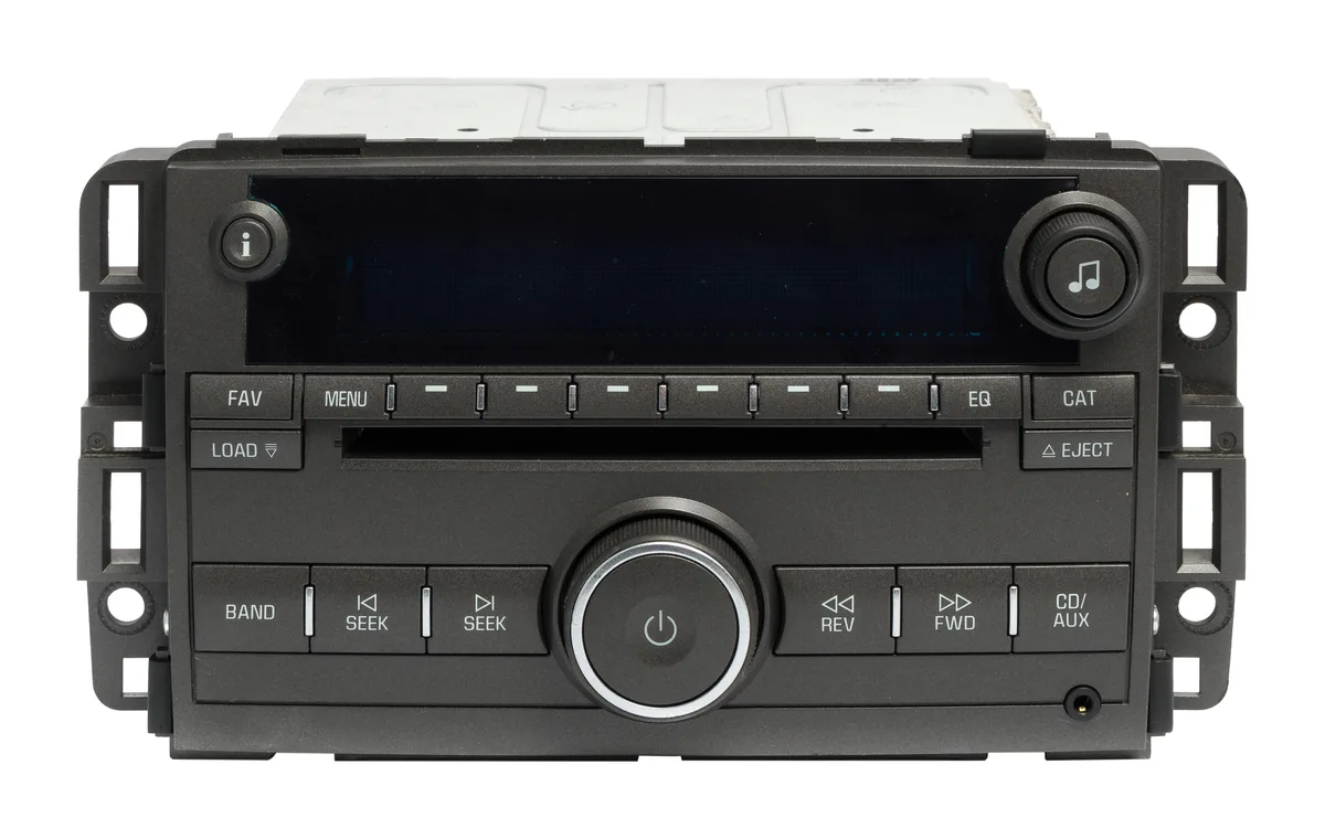 1 Factory Radio 1 Factory Radio 25992377 AM FM Radio 6 Disc CD MP3 AUX 2009 Buick Lucerne — product photo