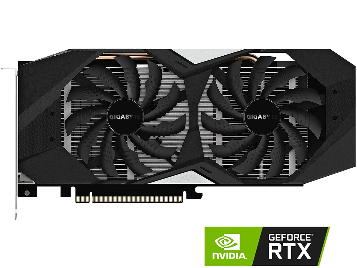 GIGABYTE GIGABYTE GV-N2070WF2-8GD GeForce RTX 2070 WINDFORCE 2X 8GB GDDR6 graphics card — product photo