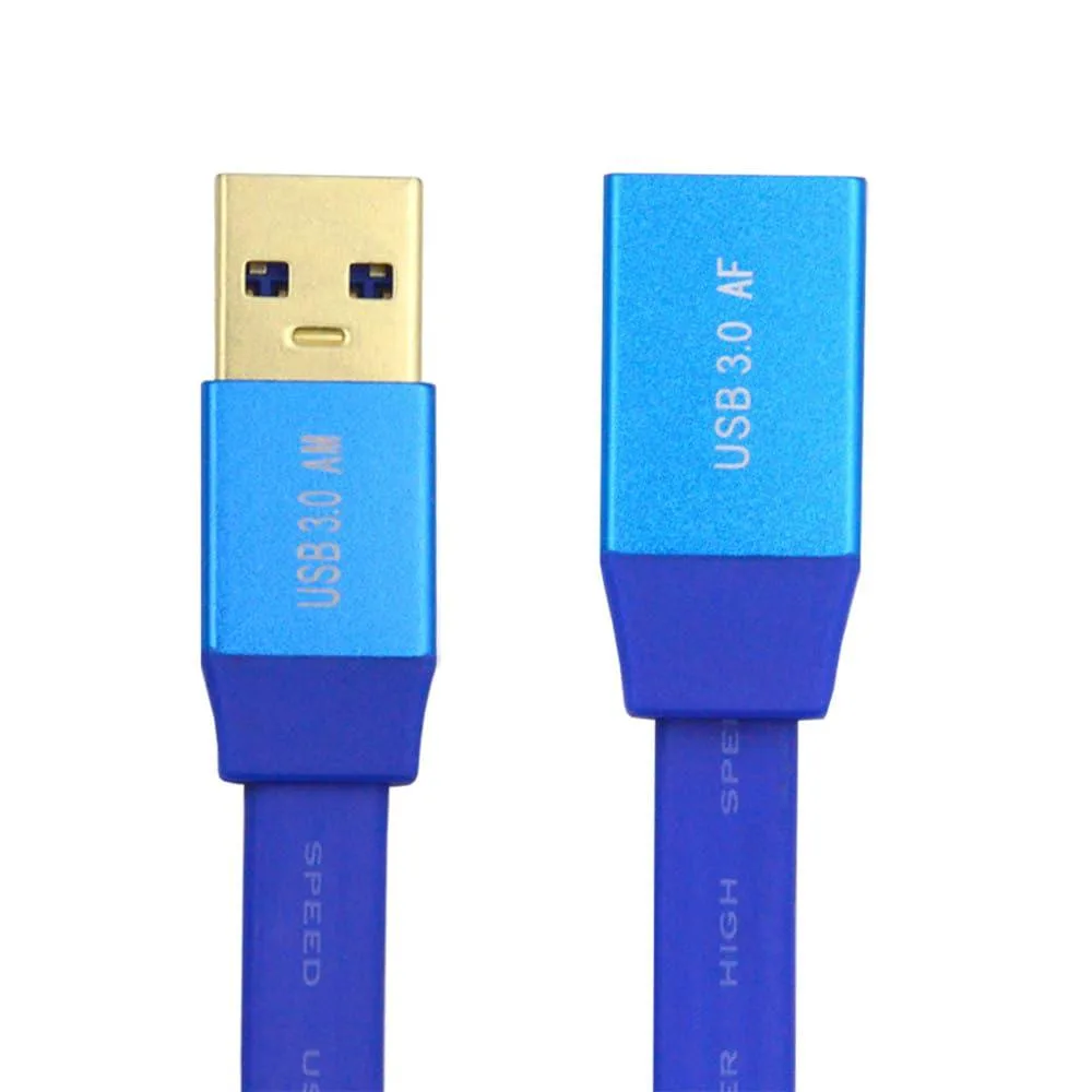 LORDWORLD LORDWORLD USB 3.0 Type-A Male to Female Extension Cable Blue 30cm 5Gbps — product photo