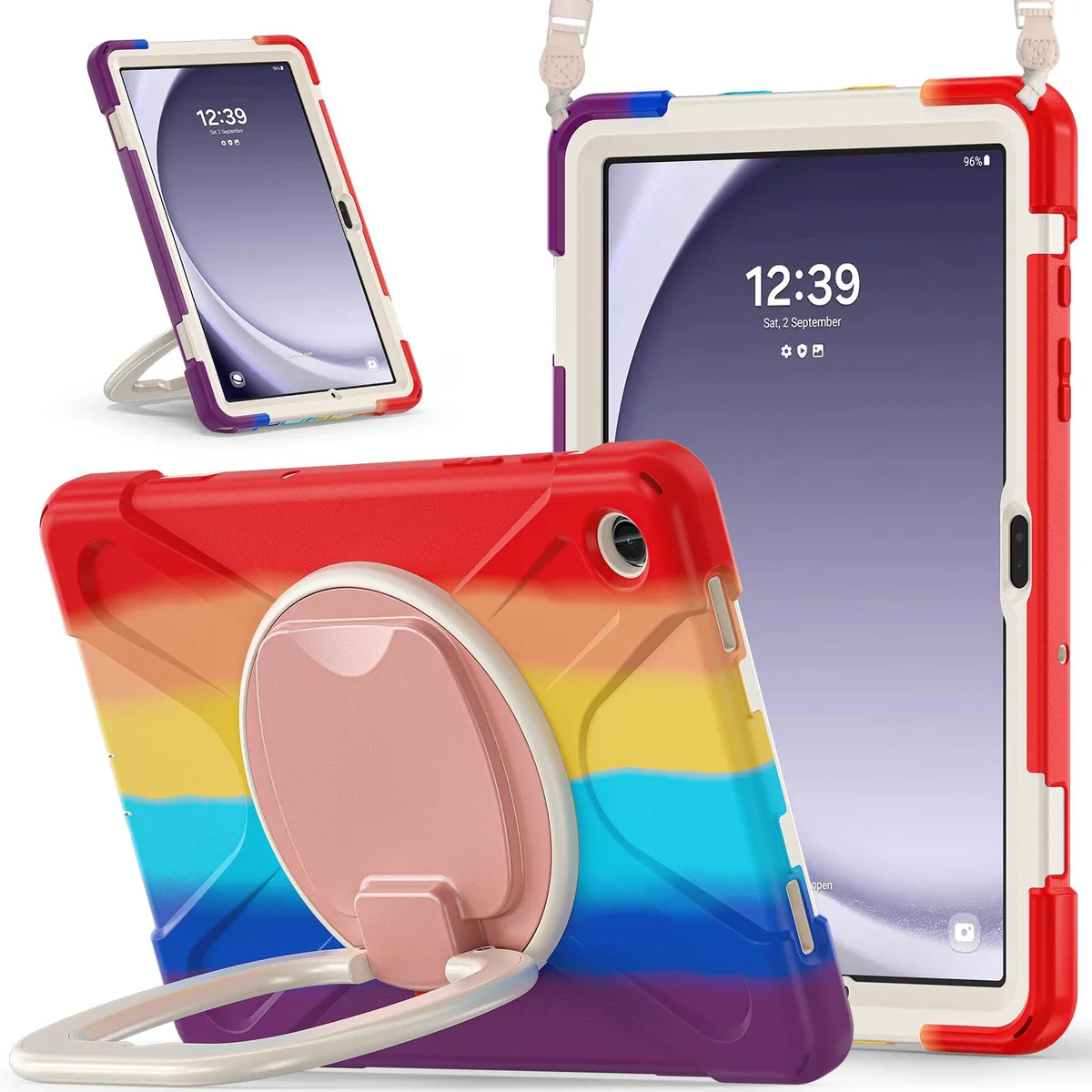 BONAEVER BONAEVER SM-X210/X216/X218 11 inch 2023 laptop case Rainbow Red — product photo