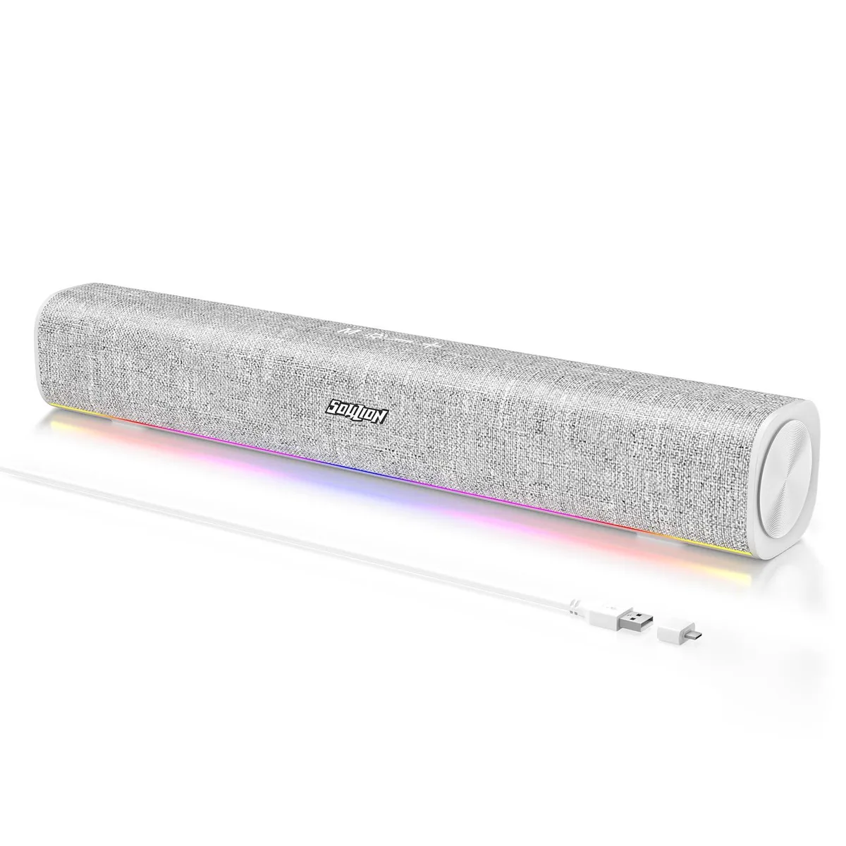 SOULION R100 2.0 Soundbar Speaker White USB 10 W 16 in — product photo