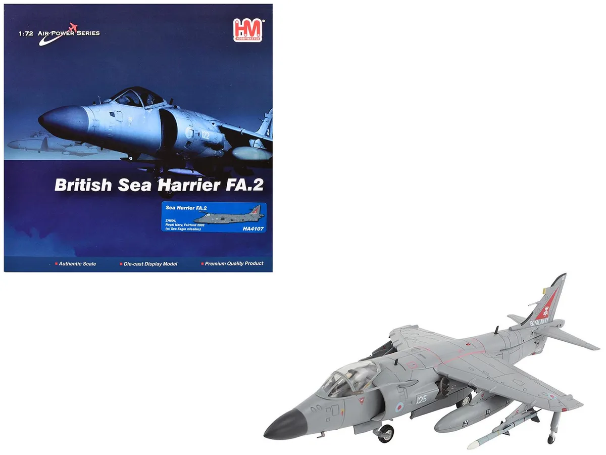 Hobby Master Hobby Master Sea Harrier FA.2 ZH804 1/72 diecast hobby collectible — product photo