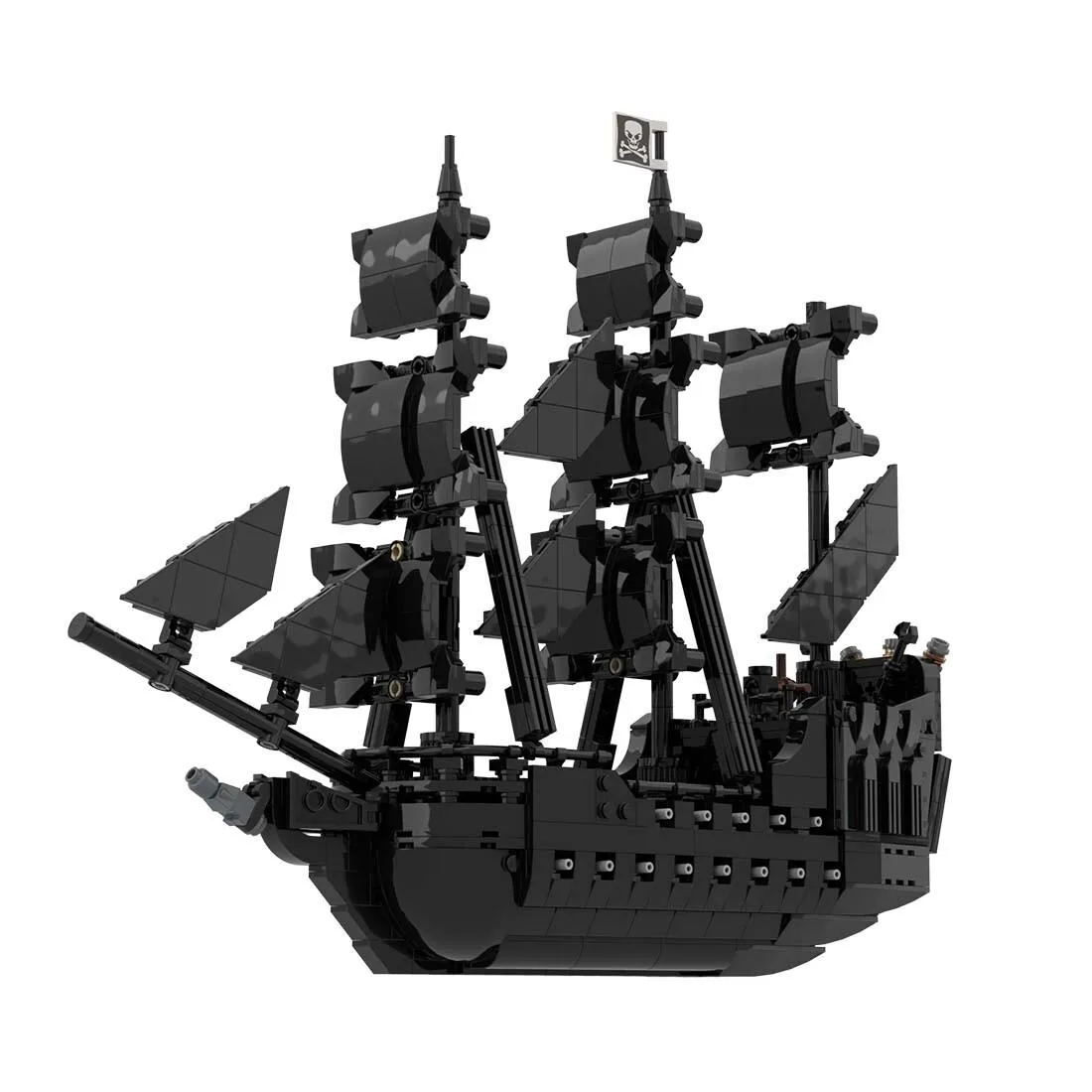 ZITIANYOUBUILD ZITIANYOUBUILD MOC-84574 Pirate Black Pearl Ship 1007 Parts — product photo