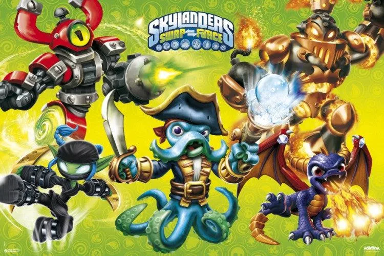 Skylanders Swap Force poster 36 by 24 inches on heavy paper