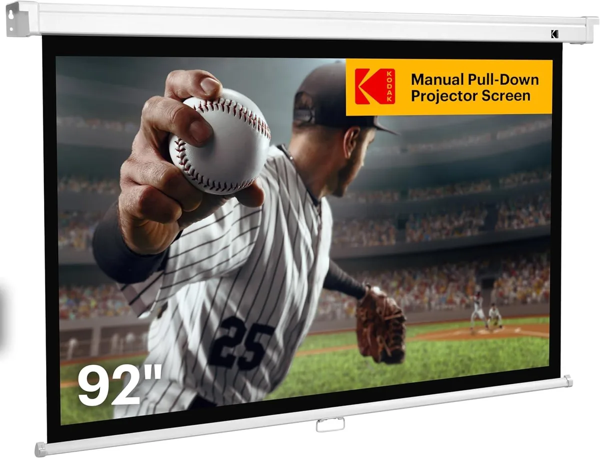 Kodak Kodak 92" Manual Pull Down Projector Screen 16:9 87x48 — product photo