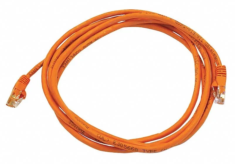 Monoprice Inc. Monoprice Inc. 102143 Cat5e network ethernet cable 2.1336 m Orange — product photo