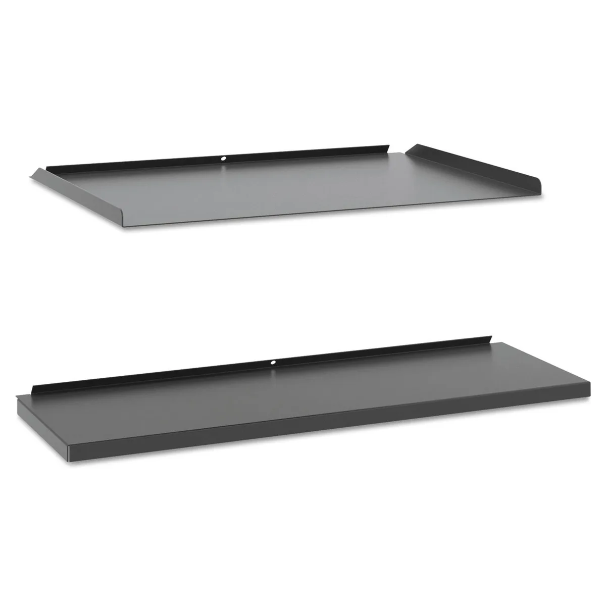 HON HON MGSHTRA1 Manage Series Shelf &amp; Tray Kit Ash Metallic 17.5"W 5.5"D 1"H office furniture — product photo