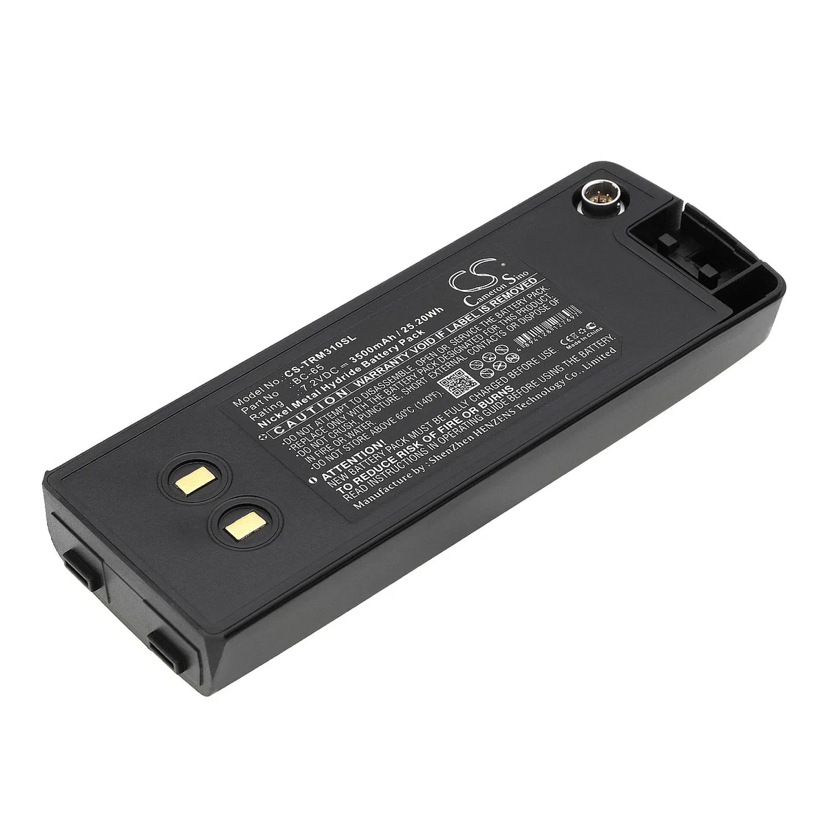 Cameron &amp; Co Cameron &amp; Co DS-CS-TRM310SL GPS battery 7.2V 3500mAh Ni-MH black — product photo